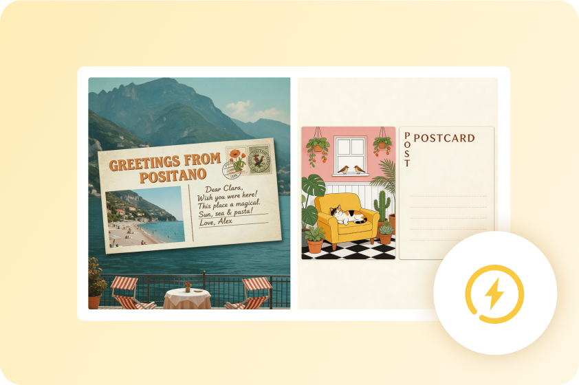 Concevez des cartes pour toutes les occasions instantanément
