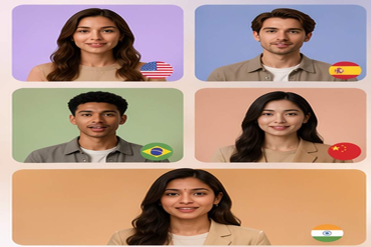 AI Avatar Video Ad prompt input topic-relevant visual