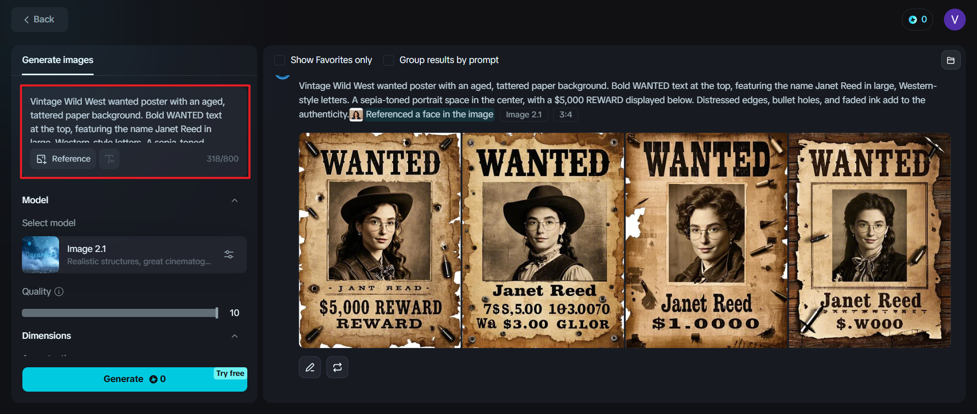 Se busca creador de carteles gratis
