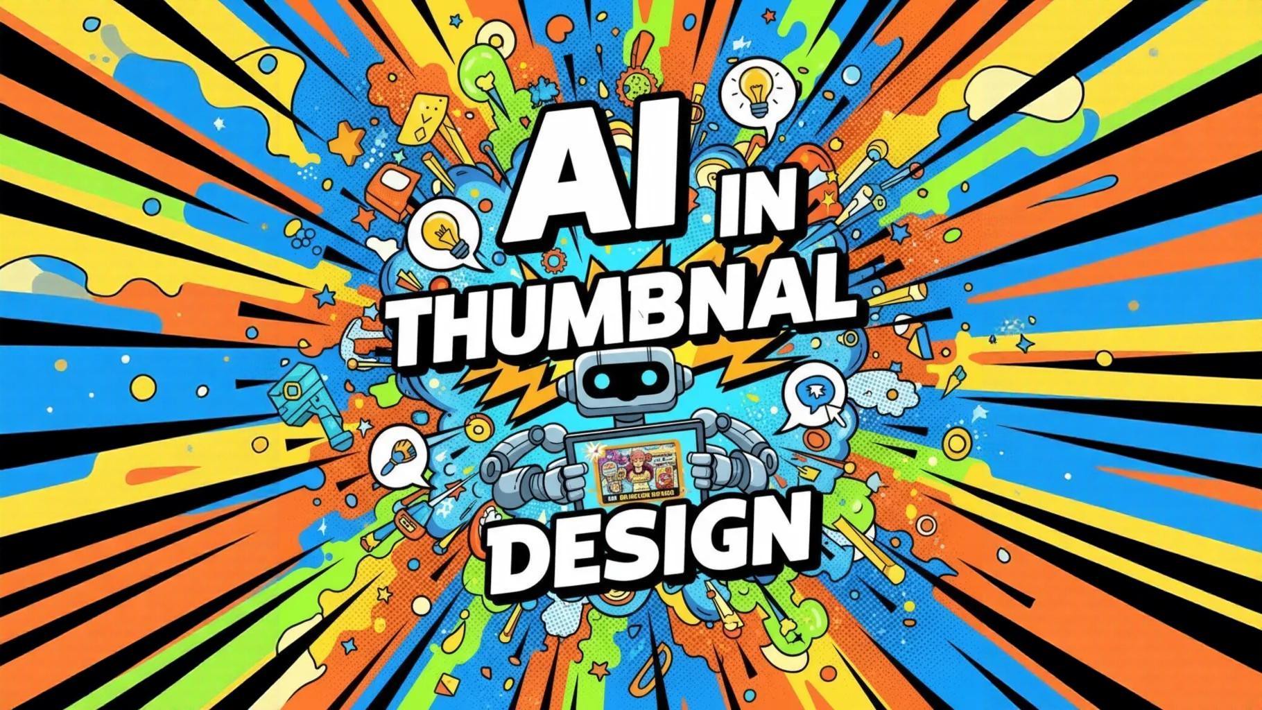 AI sa disenyo ng thumbnail