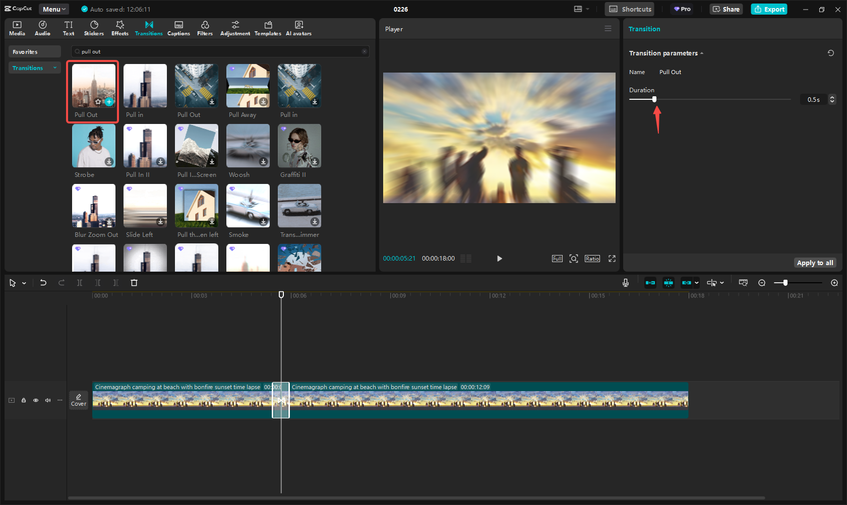 Przejście oddalenia
