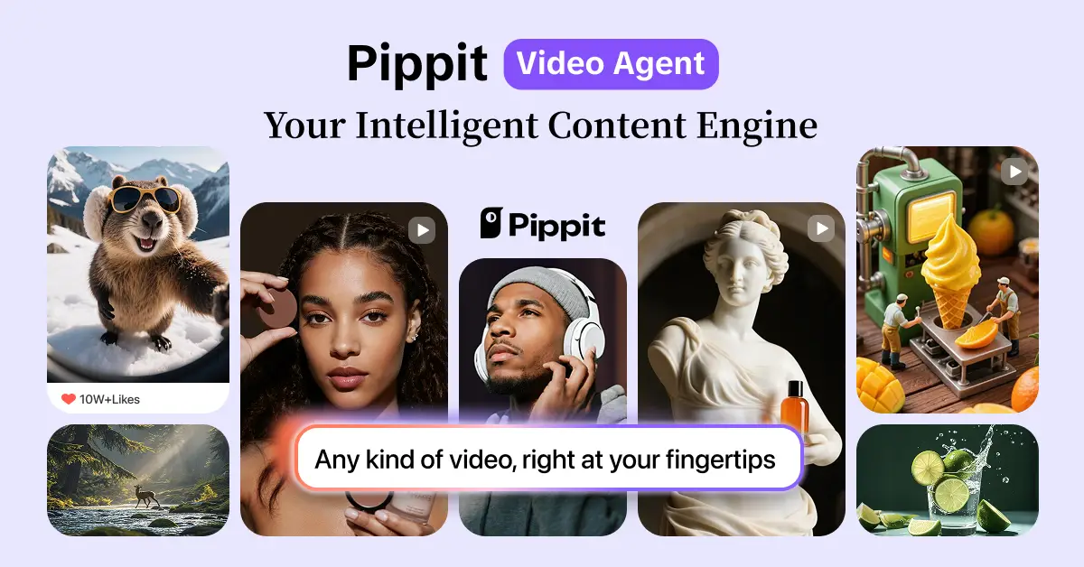 Pippit's video agent