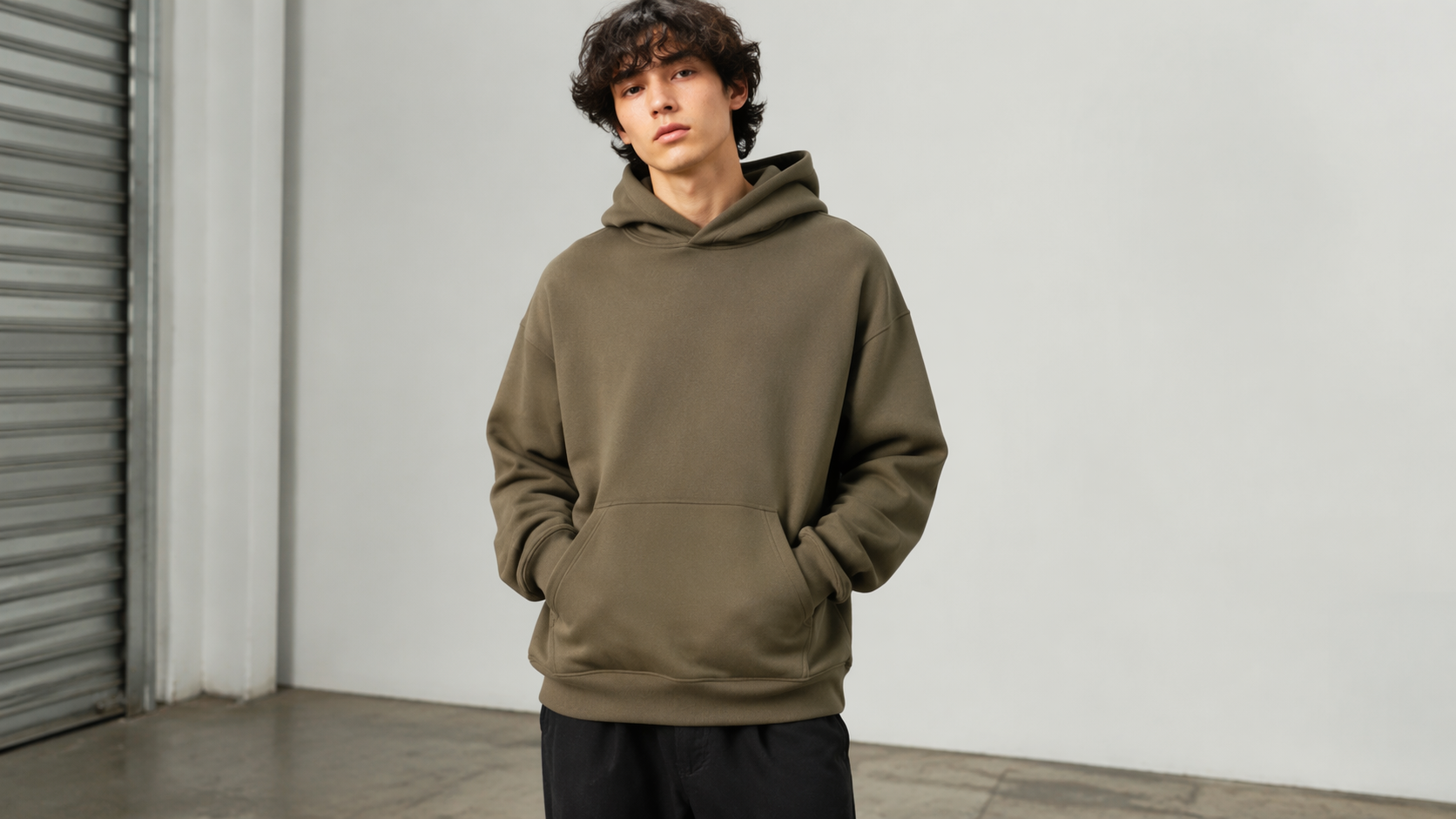 Dreamina virtual hoodie try on prompt example 1: Oversized Hoodie