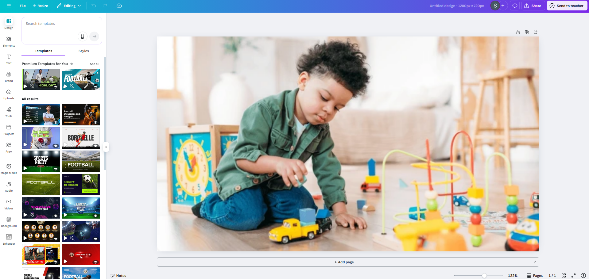 Canva photo editing software