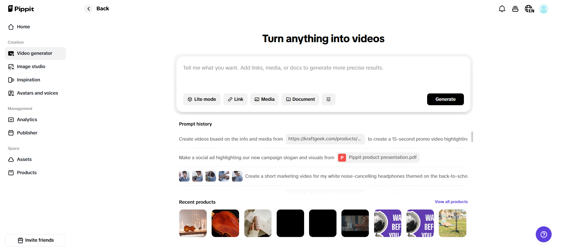 AI video maker