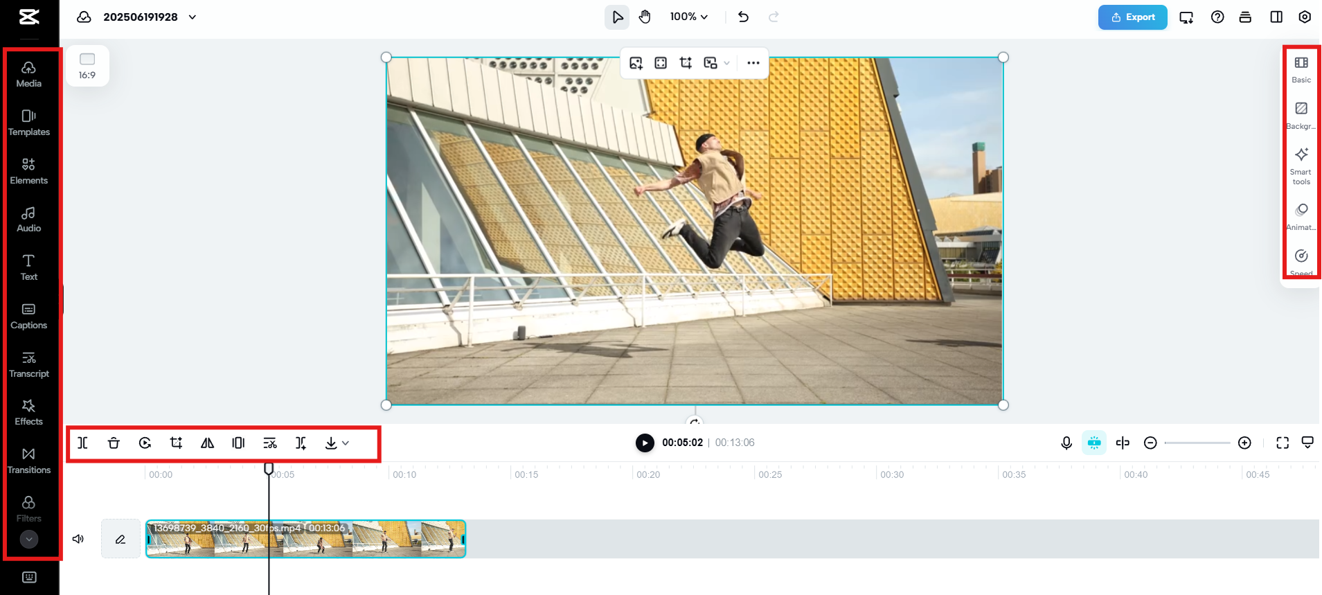 Edit and enhance video