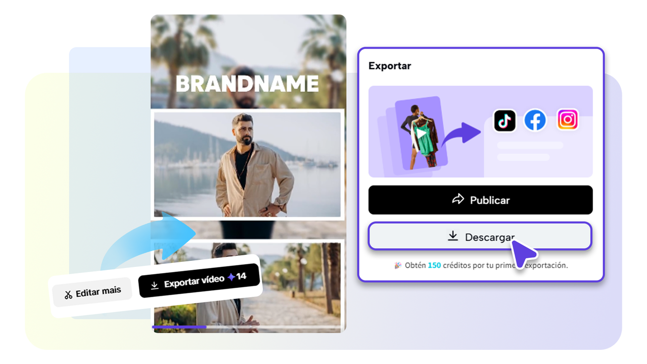 Ajusta tus configuraciones personalizadas y luego descárgalo y publícalo.