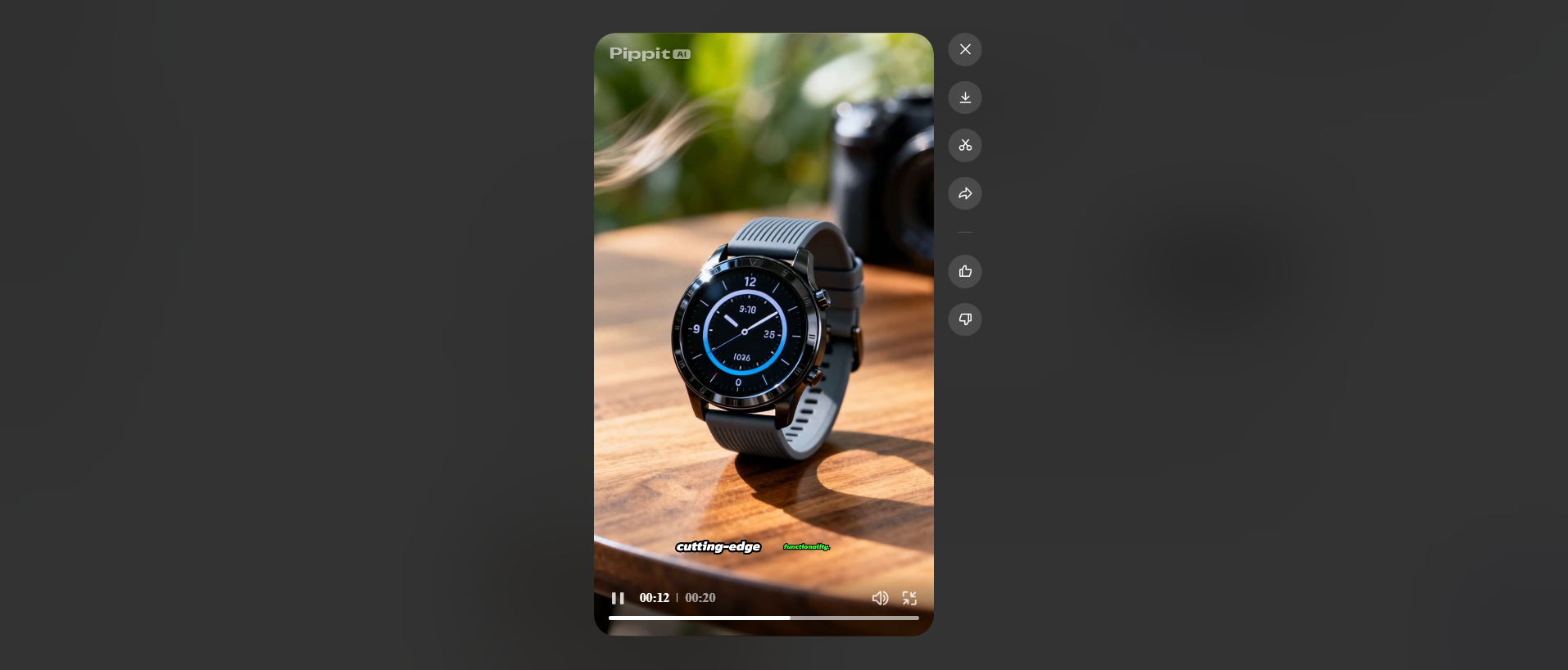 Enter prompt and generate video