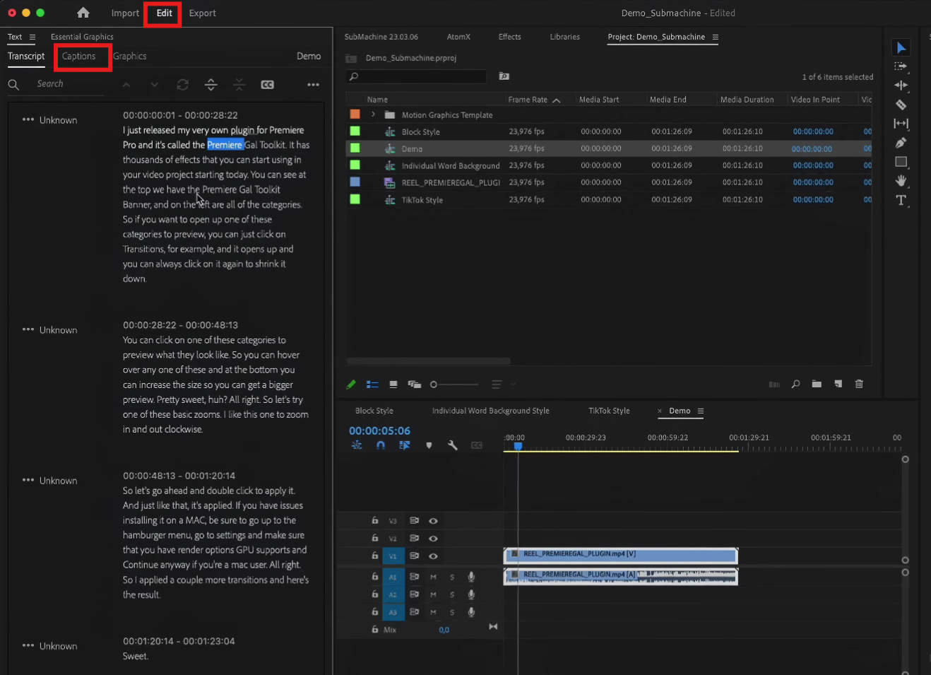 Untertitel erstellen