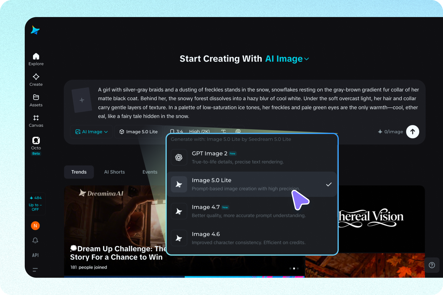 Customize settings and generate