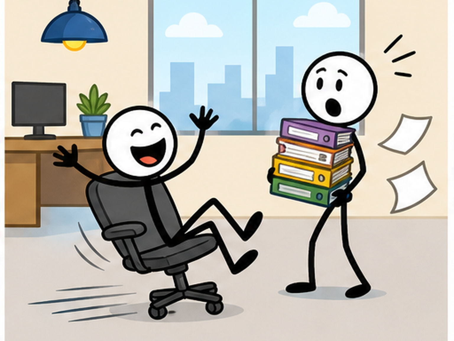 Büro-Komödie