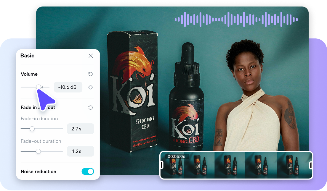 Edit and customize voice