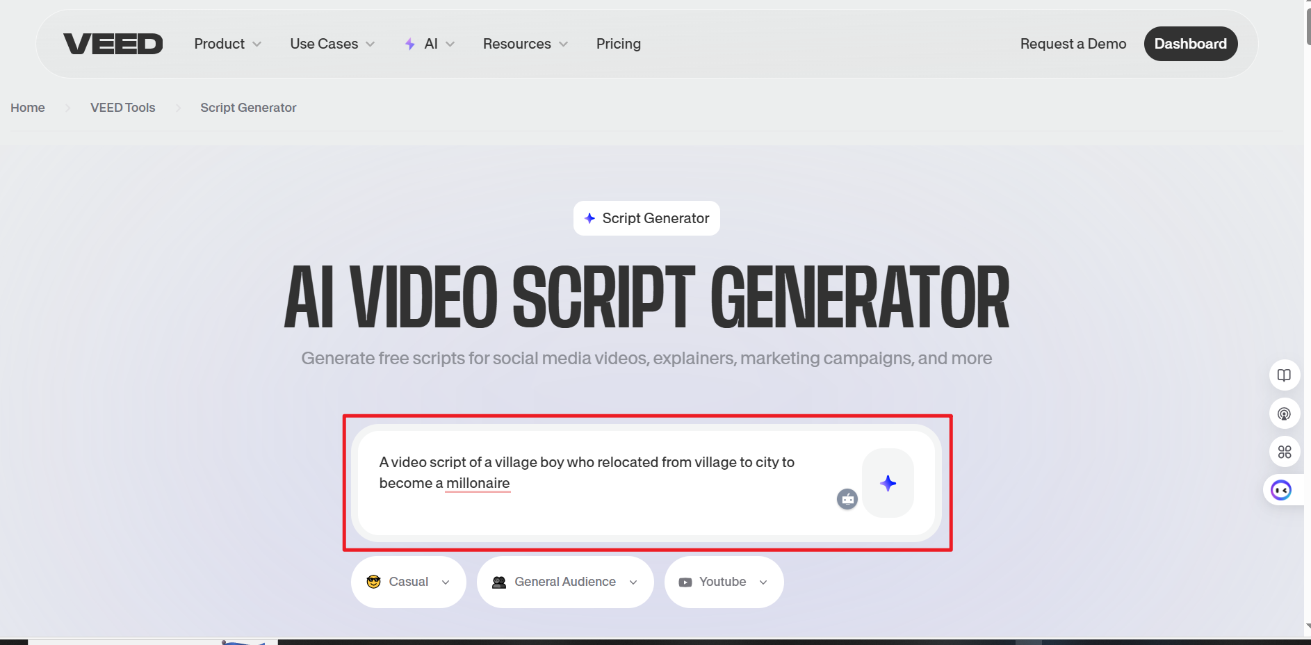 script IA YouTube