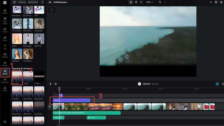 Add effets to YouTube intros
