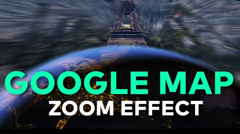 What is a Google map zoom video