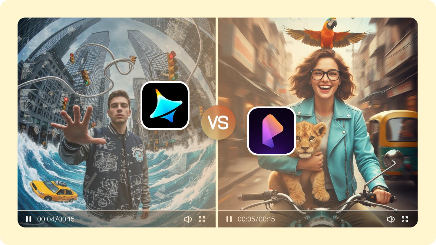 Dreamina vs PixVerse: Comparação de vídeo completa IA