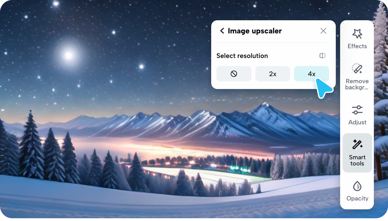 Refine and upscale for high-quality results