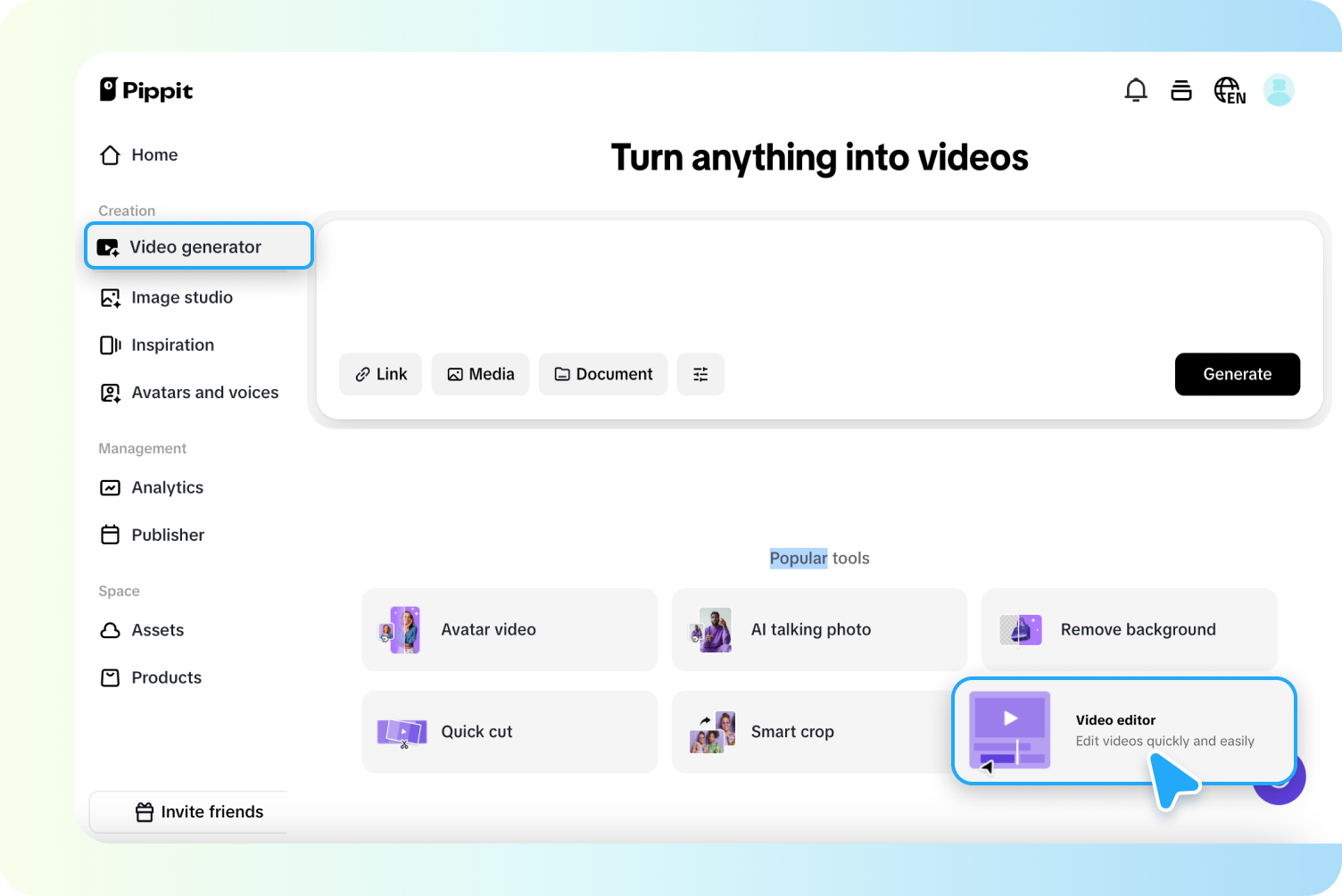 Access video editor