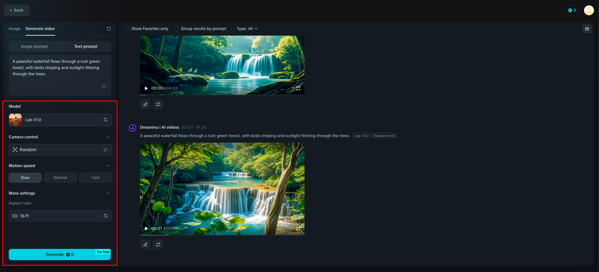 how to create a text video