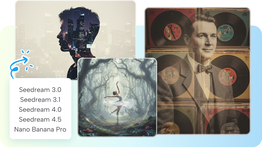 Select different AI models for overlay images in CapCut