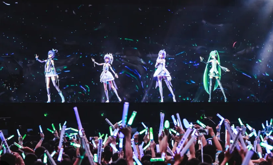 Miku AI voice in virtual performances and concerts