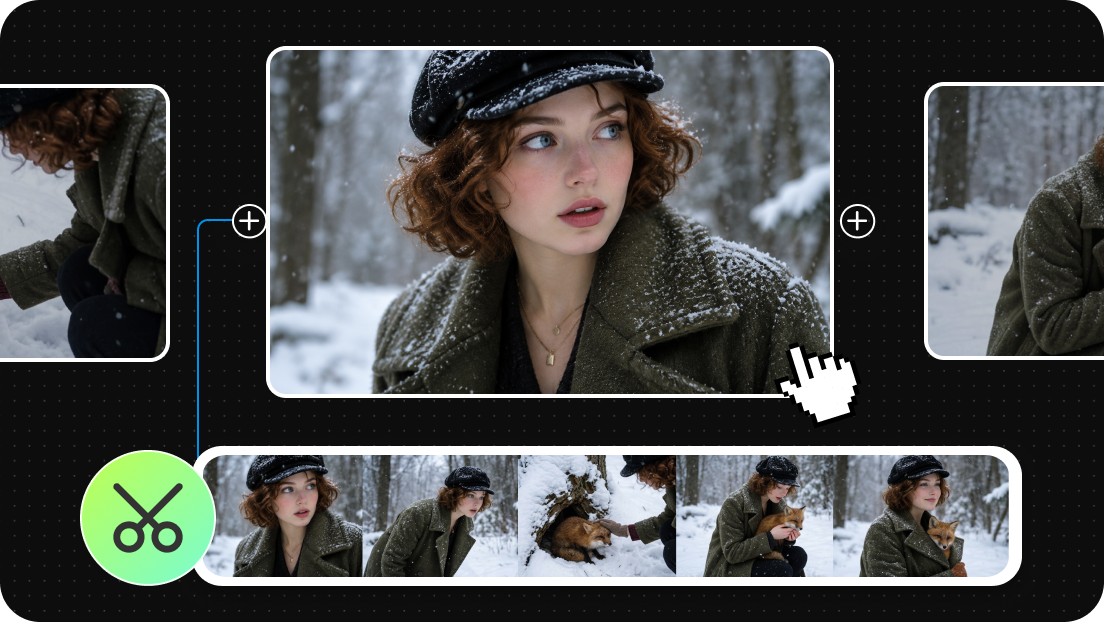 Drag and drop clips to your rough cut timeline