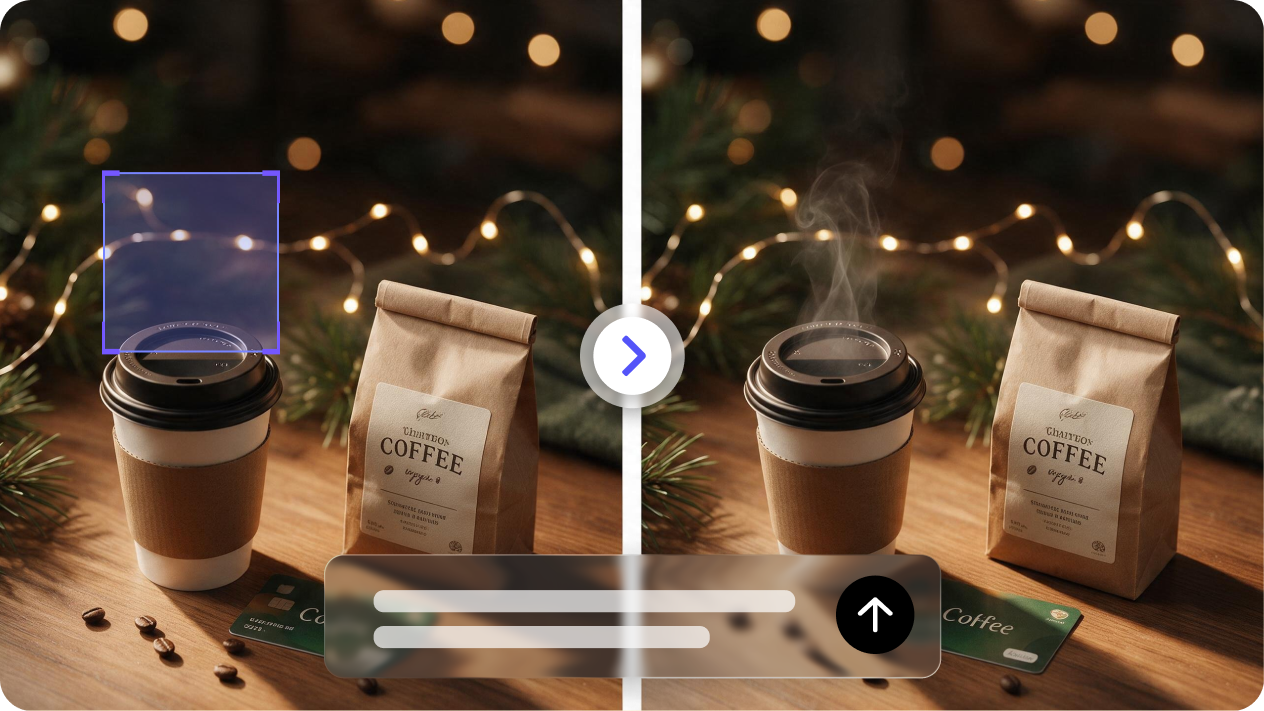 Refine giveaway poster designs with interactive editing