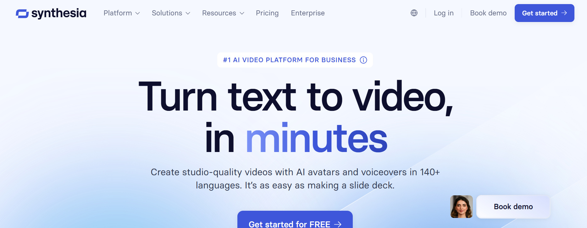 Synthesia influencer generator tool