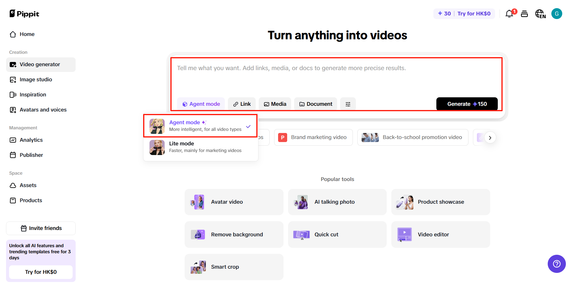 Pagbibigay ng input sa tagalikha ng video