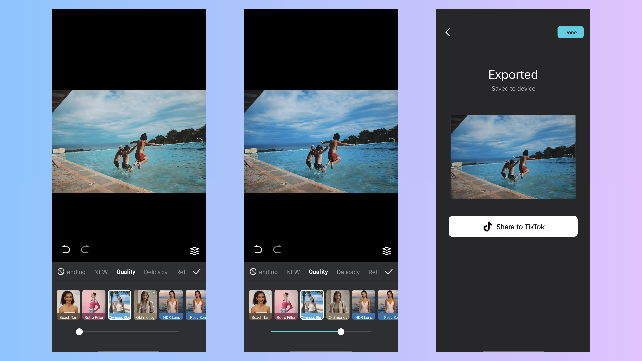 CapCut App filters
