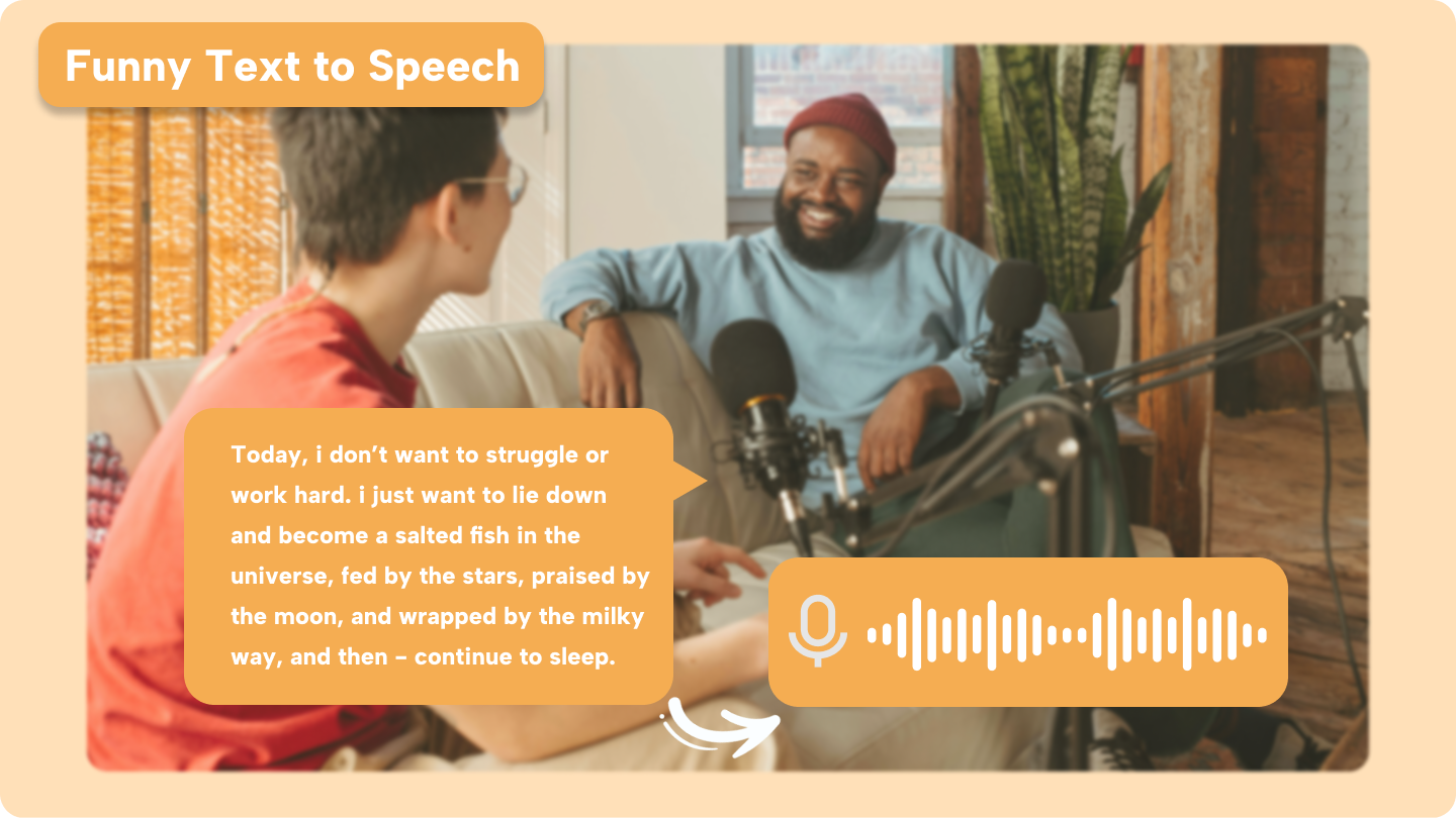 Texto engraçado para fala
