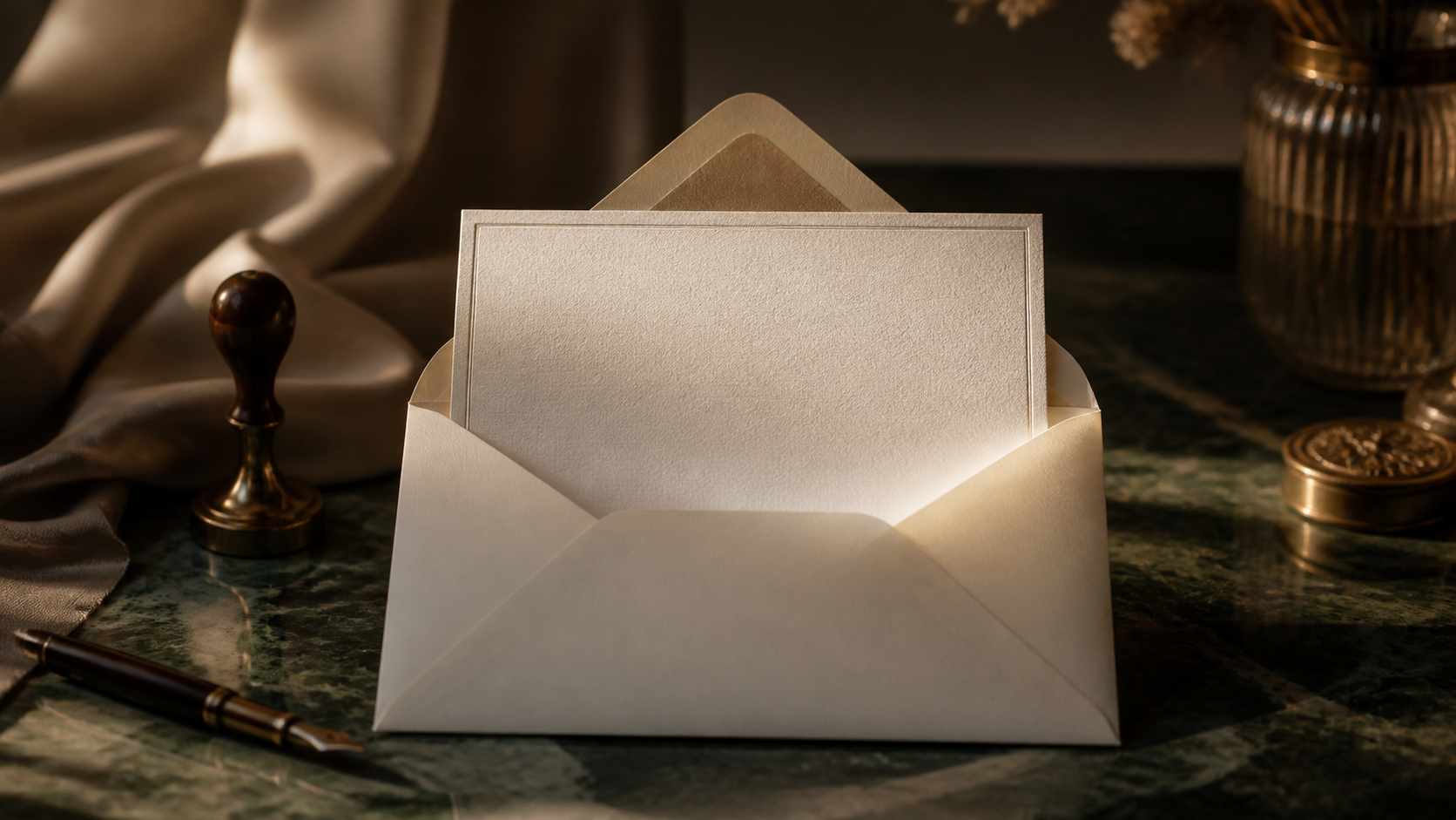 envelope template video Closing mood single-scene 16:9 visual