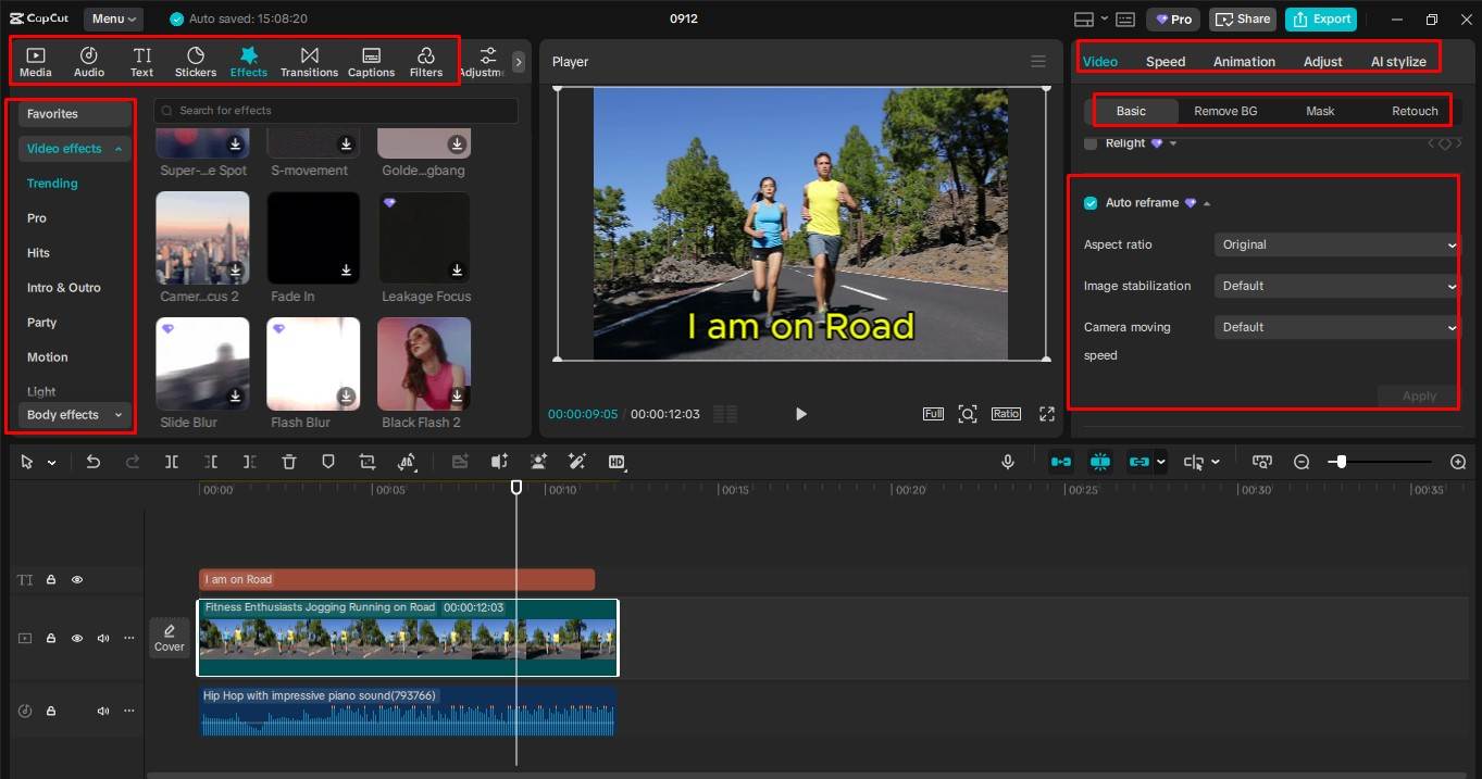 Edit video Anda di CapCut