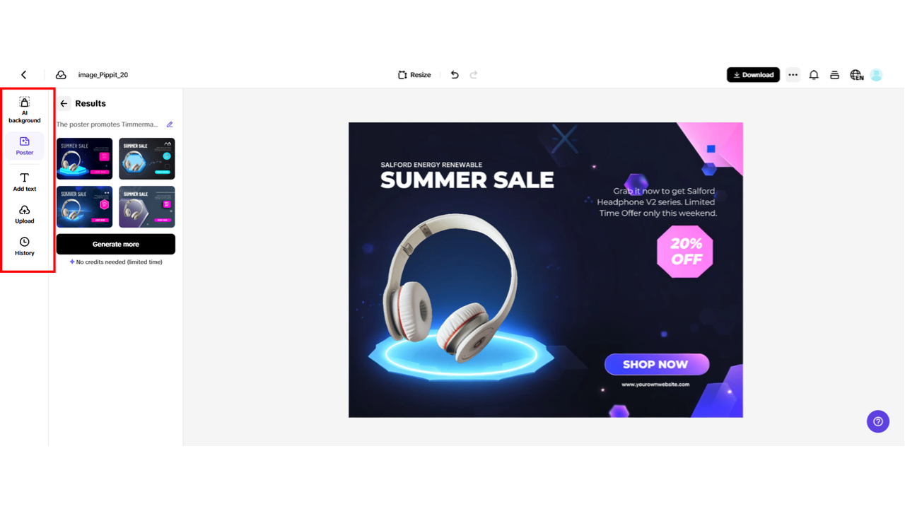 Customize your poster