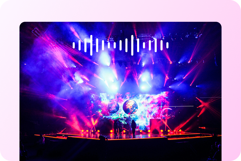 Music visuals for musicians