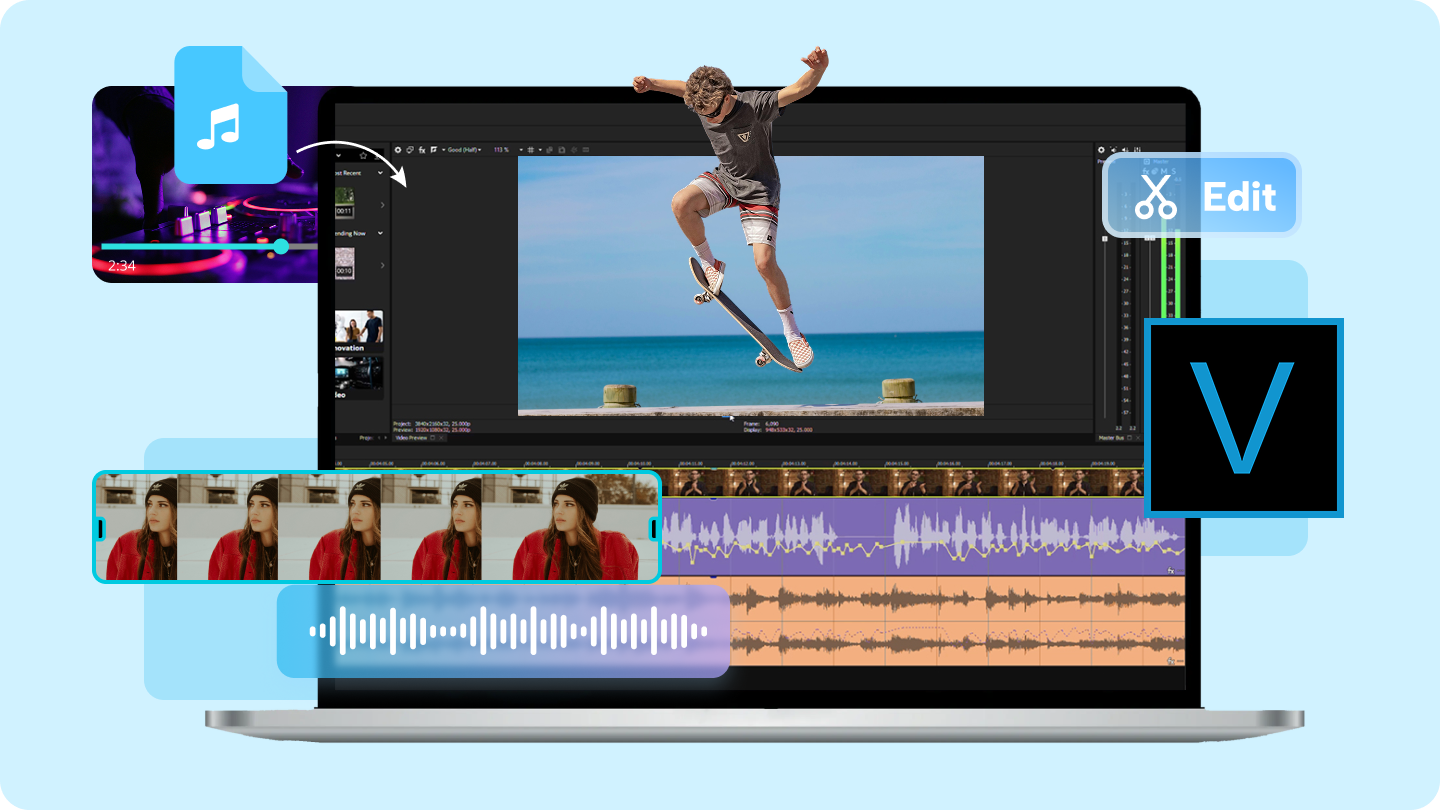 Penyunting video Vegas