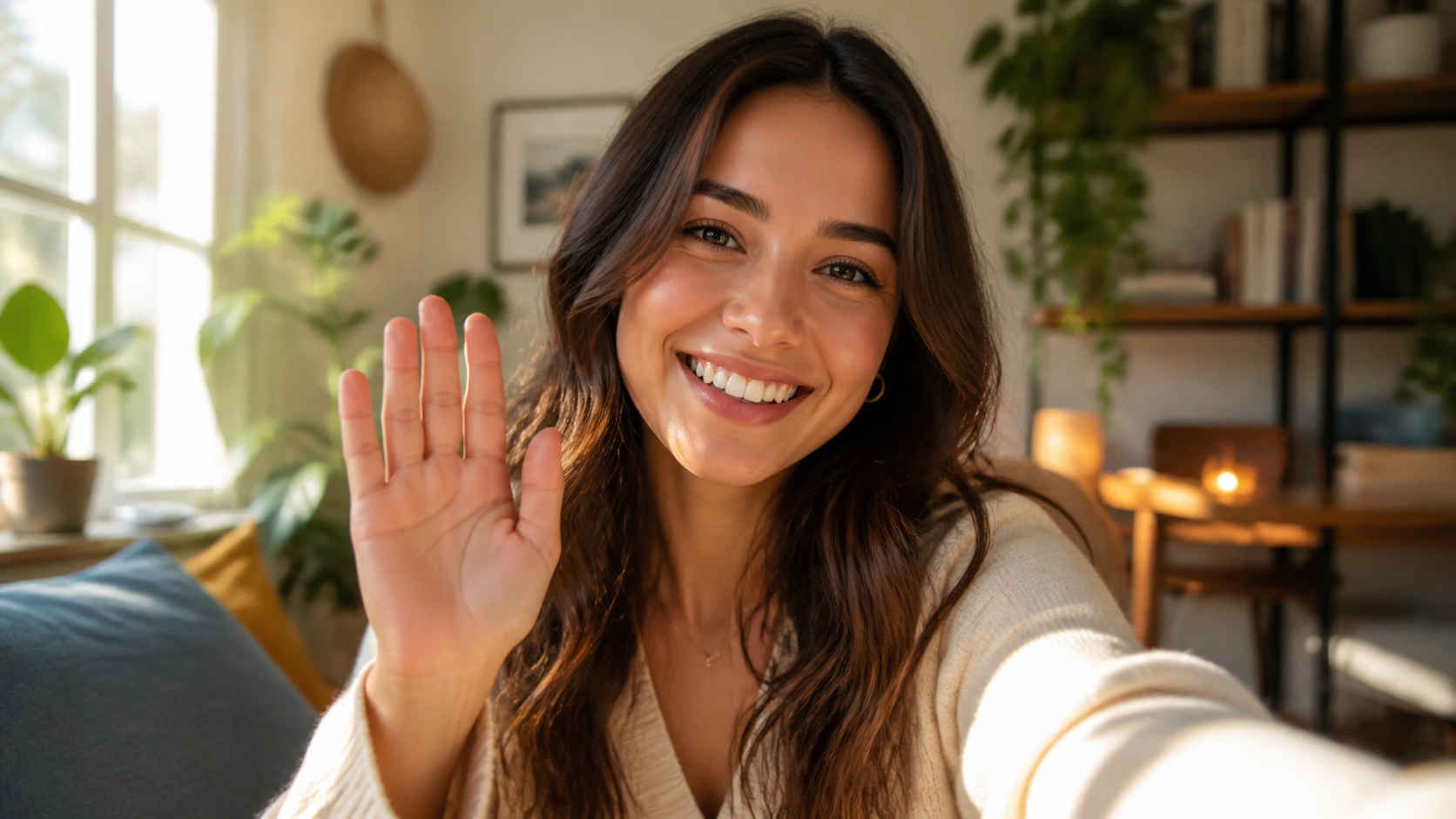 Warm Greetings Girl Video hero visual