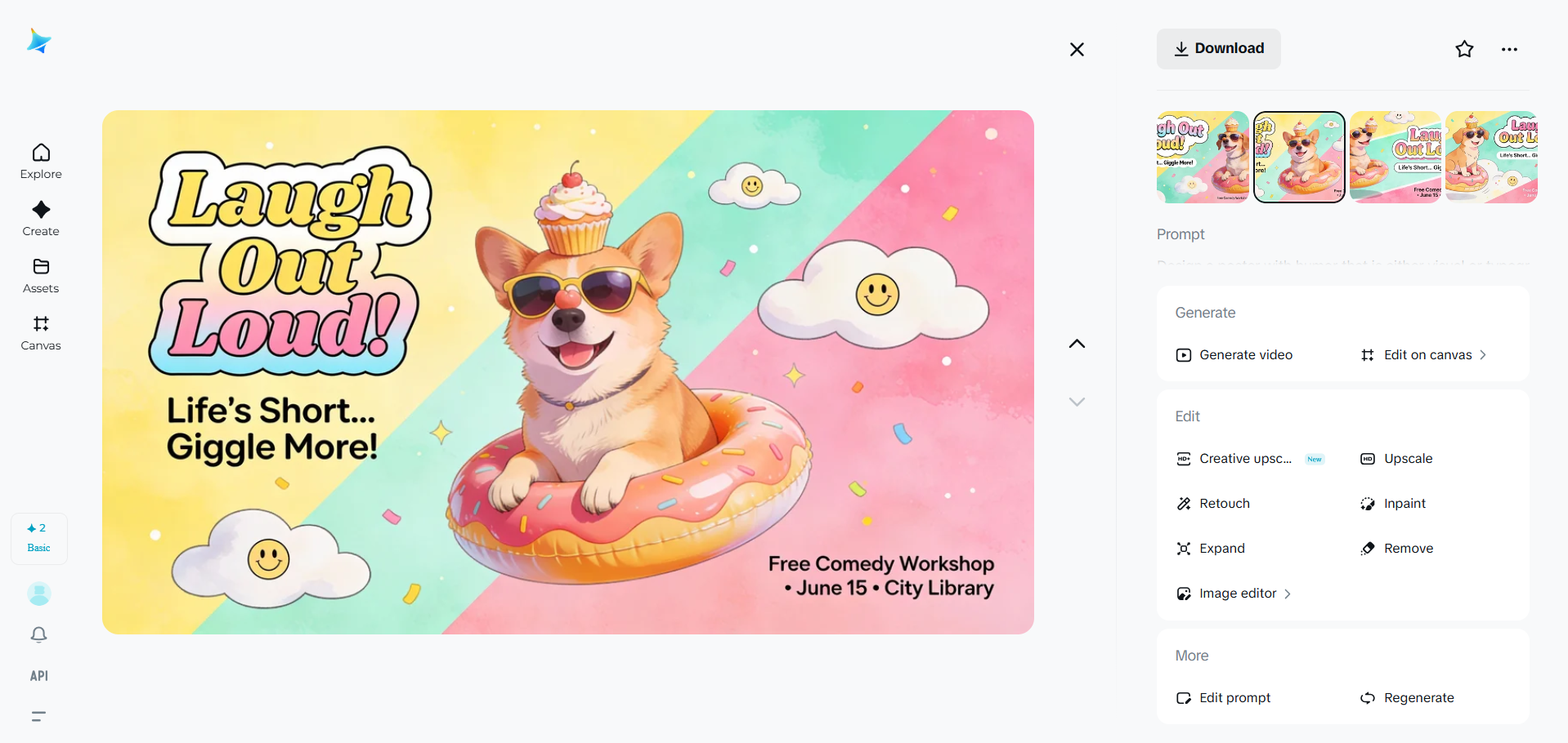 โปสเตอร์ที่มีอารมณ์ขันที่เป็นภาพหรือการพิมพ์