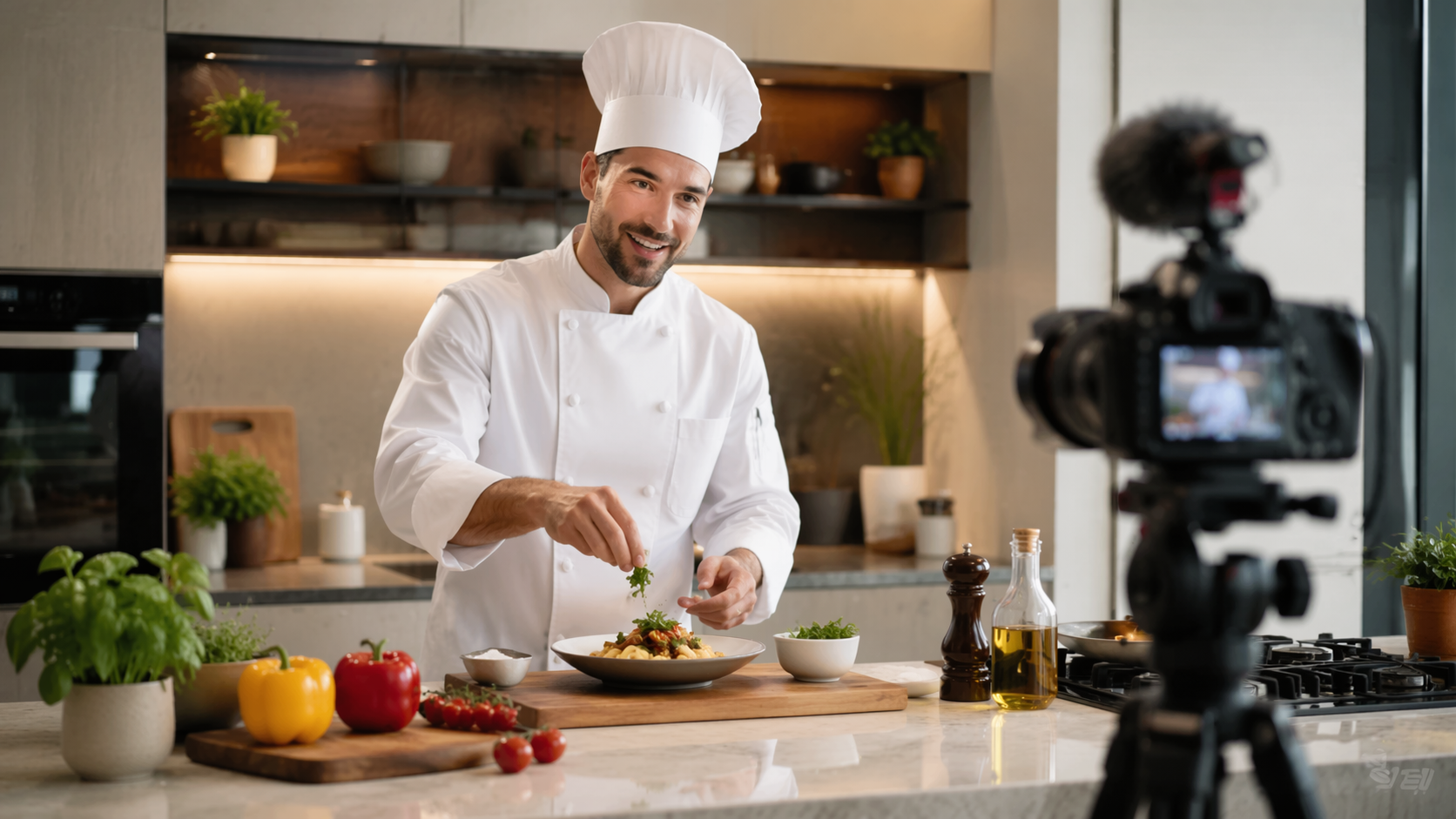 Dreamina Chef Filter Prompt Beispiel 6: Modern Kitchen Creator
