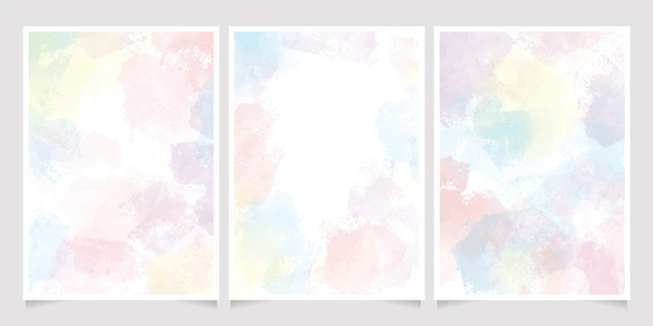Pastel watercolor background for birthday invitation