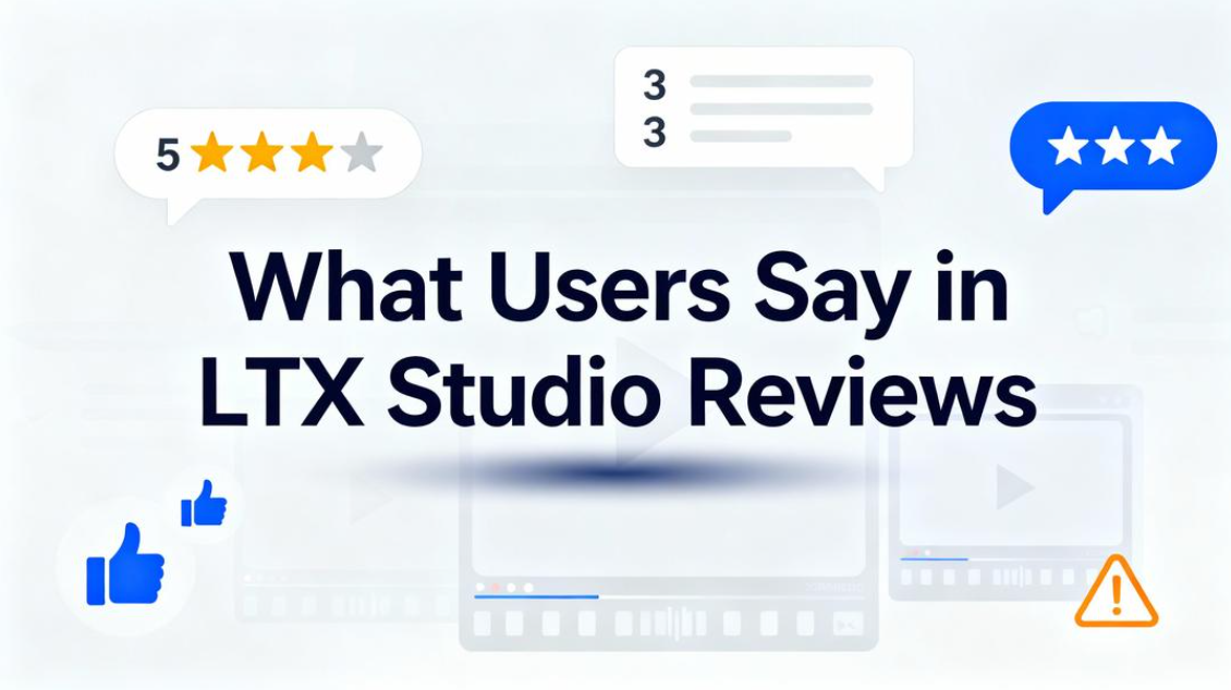 מה משתמשים אומרים בביקורות על LTX Studio