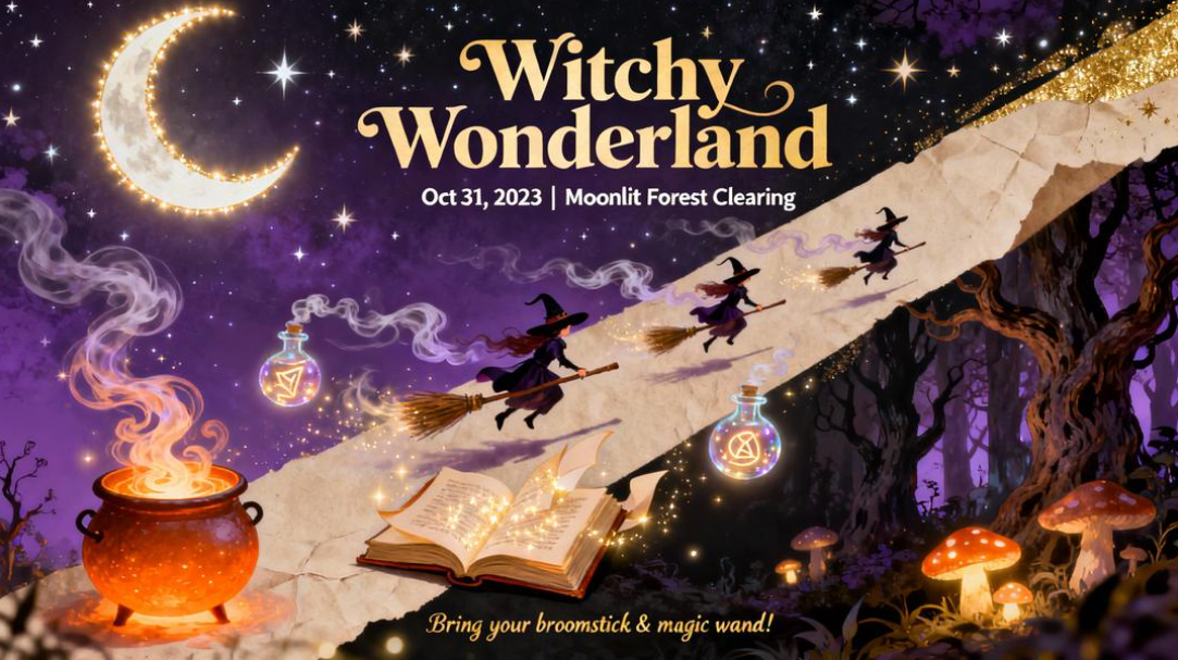 Poster of witchy wonderland