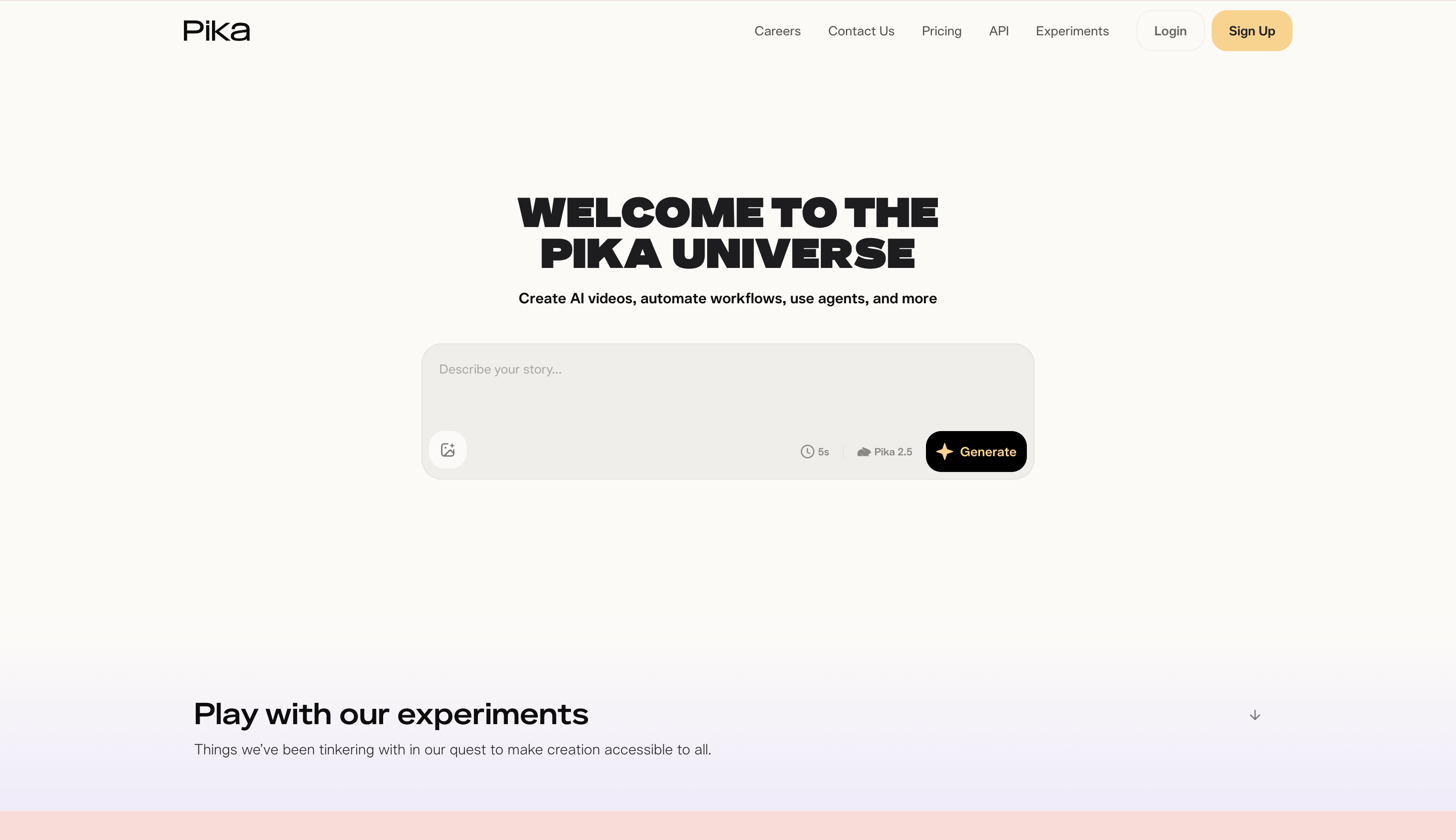 Pika interface