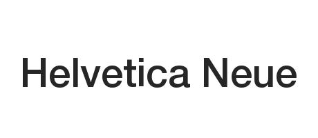Helvetica Neue