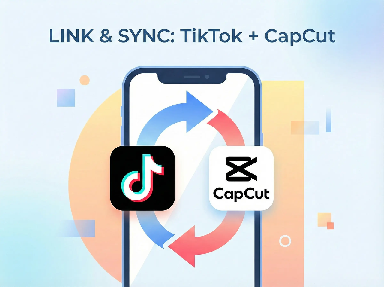 связать TikTok с CapCut