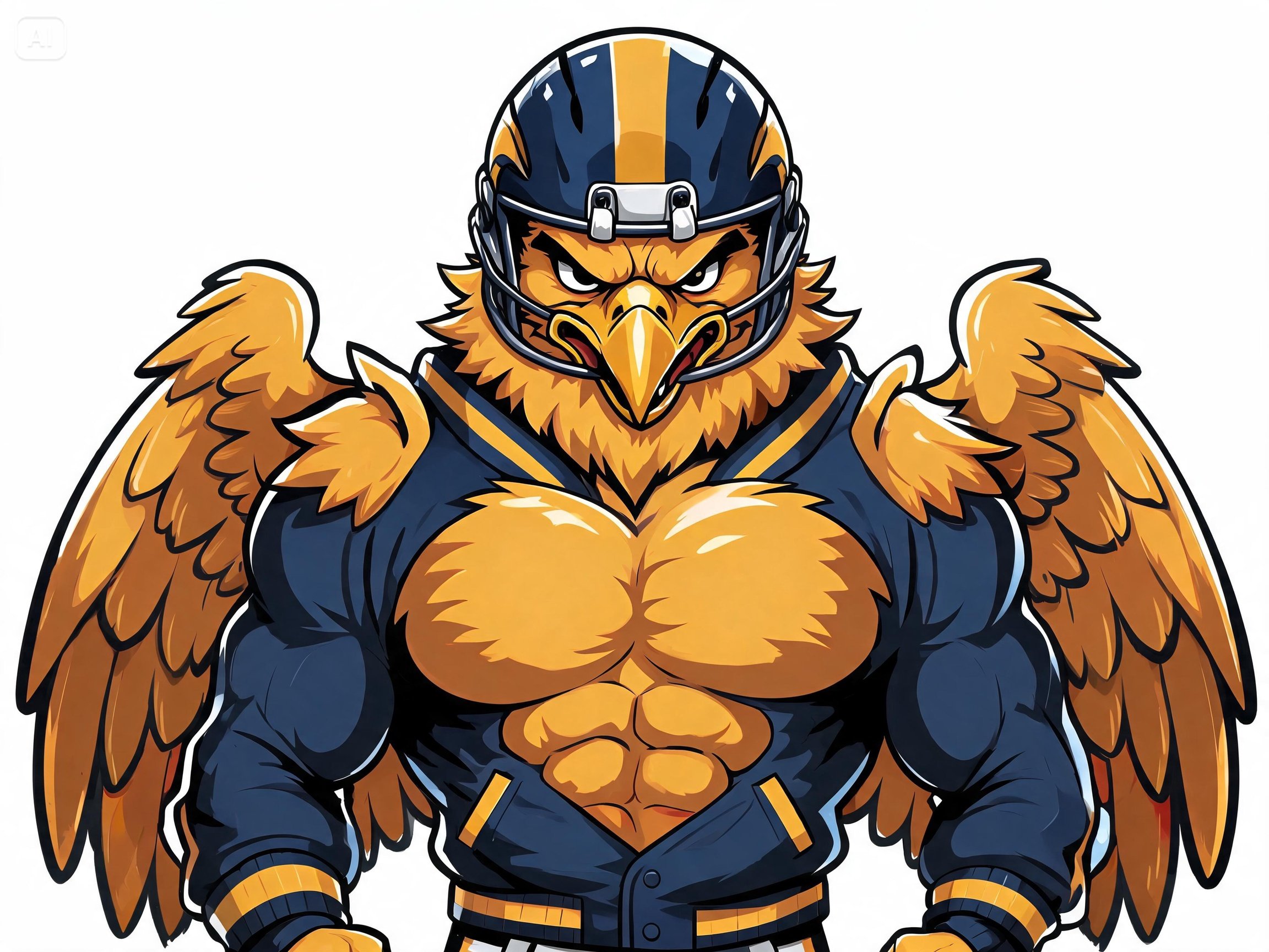 Prompt for a fierce sports team mascot