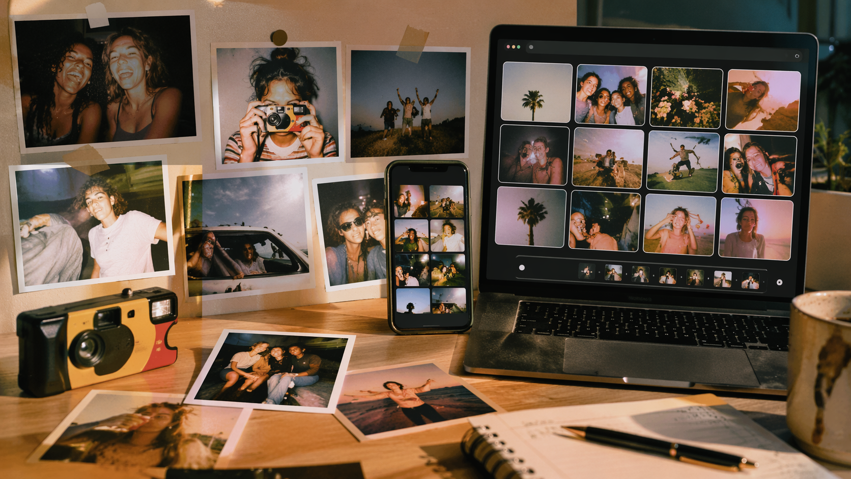 AI Disposable Camera Effect social campaign asset preview