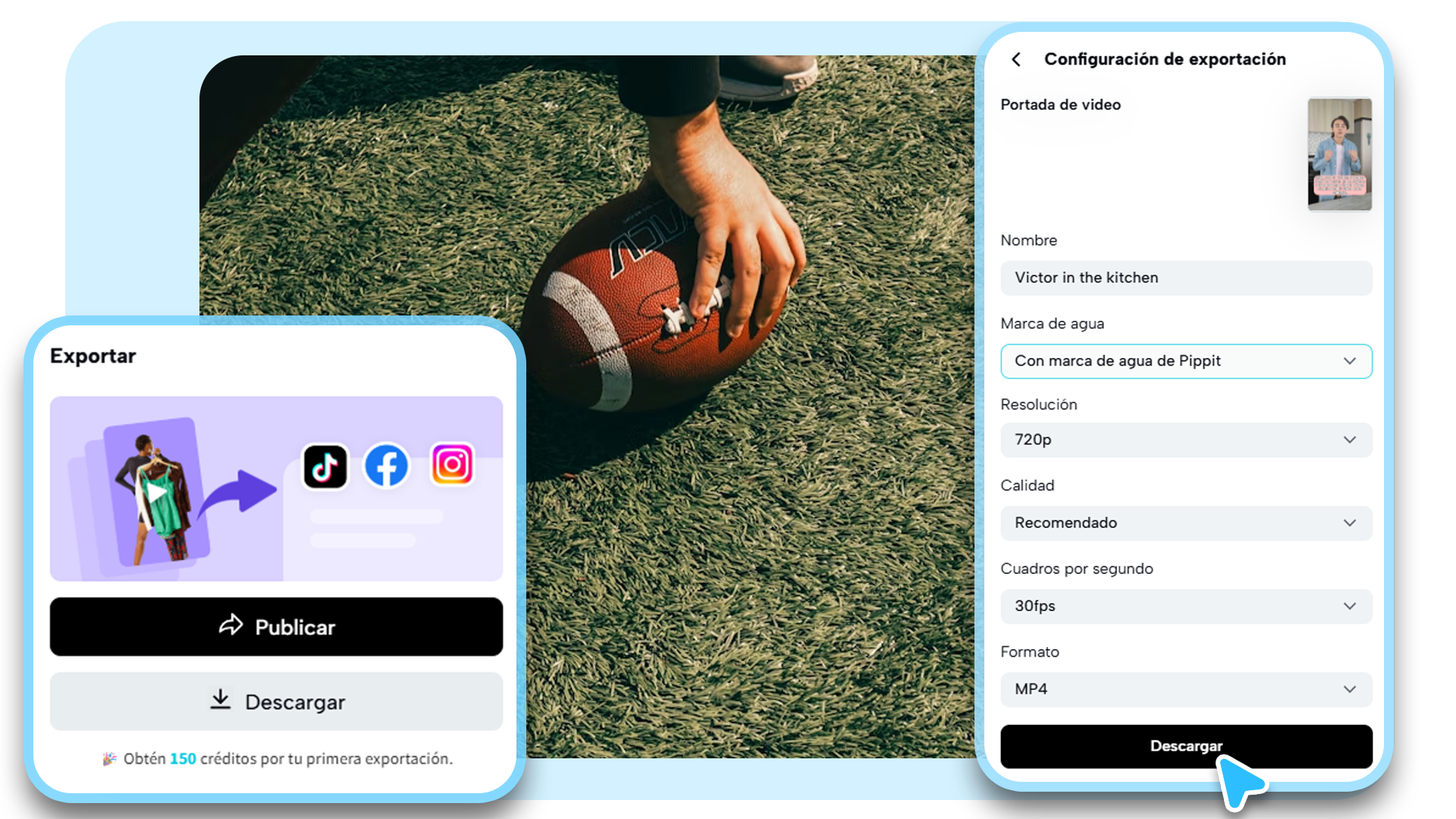  Haz clic en el icono para descargar el contenido generado