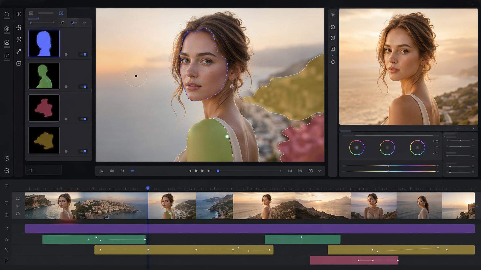 AI Video Retouching for Creators mobile hero