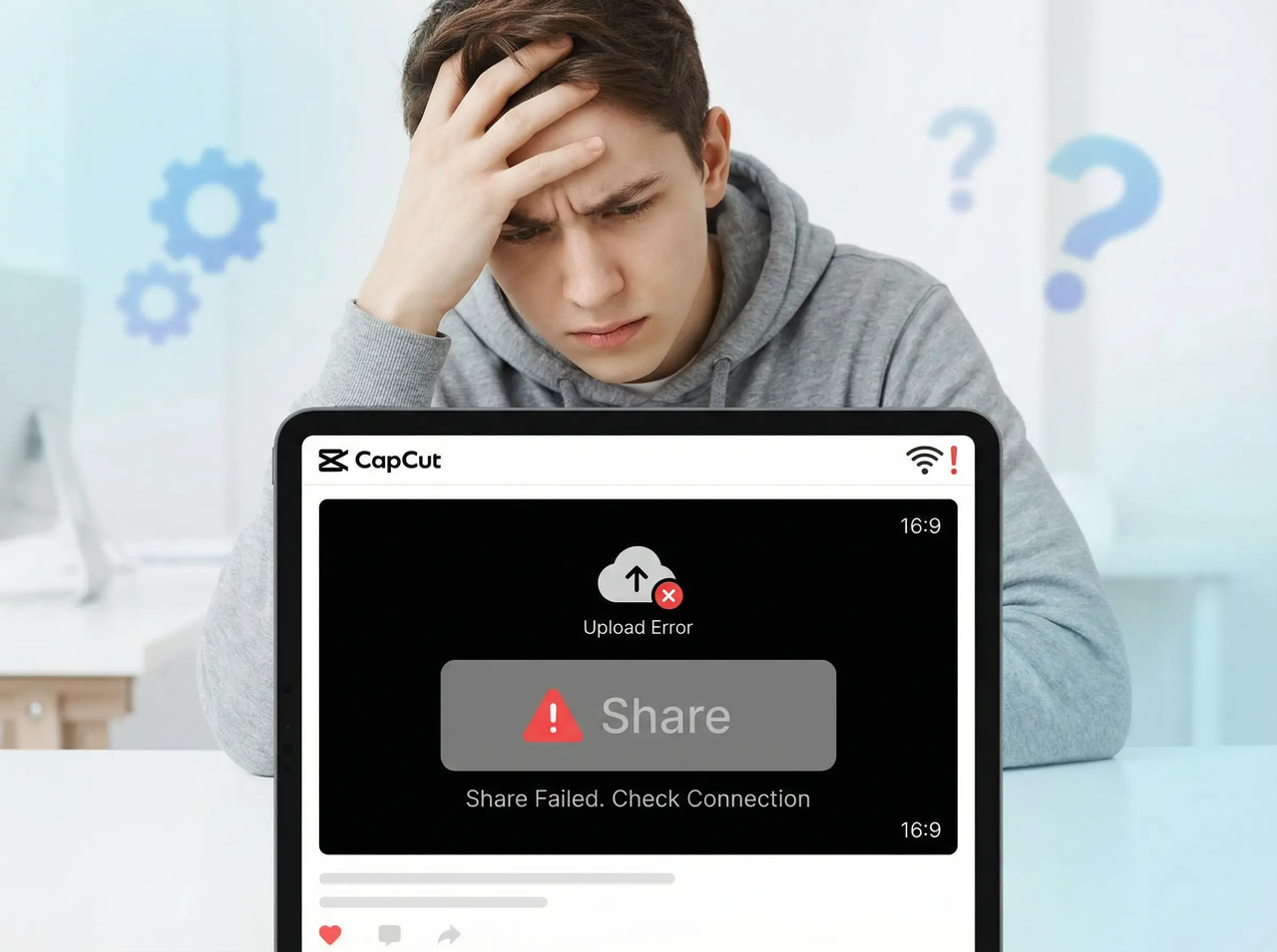 Tidak dapat berkongsi video yang telah diedit pada CapCut